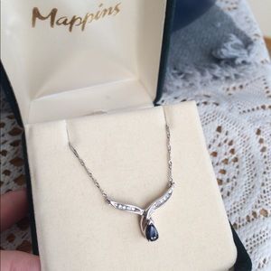 Sapphire and Diamond Necklace